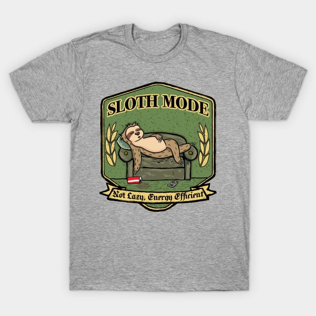 Sloth Mode T-Shirt by reintdale
